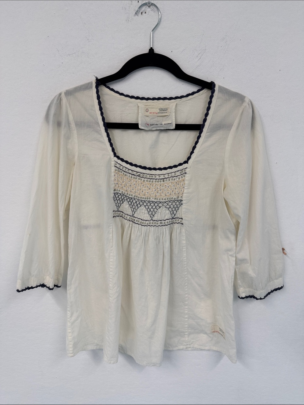 Odd Molly Anthropologie Boho Blouse